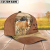 Uni Fleckvieh Customized Name Brown Cap