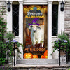 Uni  Happy Halloween Cattle Please Park All Brooms Door Cover