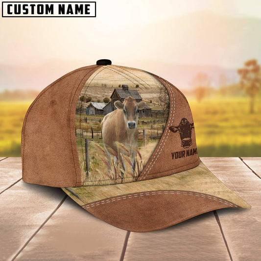 Uni Jersey Customized Name Brown Cap