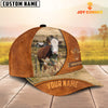 Uni Custom Name Hereford Leather Pattern Cap TT6