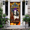 Uni  Happy Halloween Cattle Please Park All Brooms Door Cover