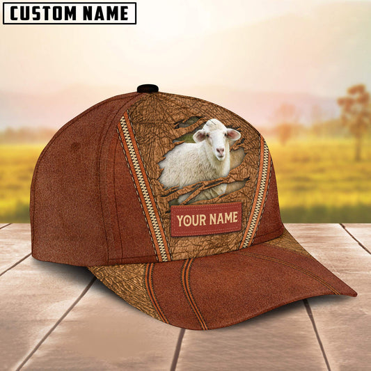 Uni Happy Sheep Customized Name Cap