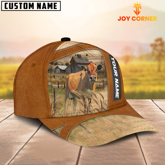 Uni Jersey Customized Name Brown Cap