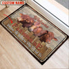 Uni Beefmaster Custom Name- Home To Where The Herd Is FarmHouse Doormat