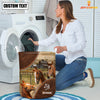 Uni Horse Custom Name Laundry Basket