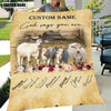 God Says You Are - Uni Personalized Name Charolais Blanket