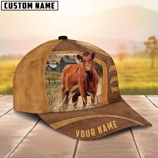 Uni Red Angus On The Farm Custom Name Cap