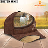 Uni Charolais On The Farm Customized Name Leather Pattern Cap