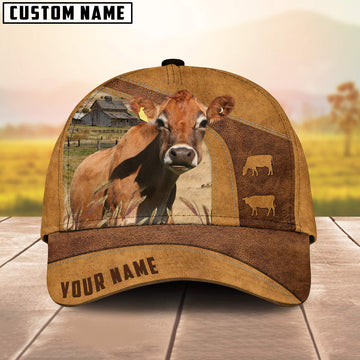 Uni Jersey Cow No Horns Custom Name Cap