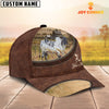 Uni Sardo Negro On The Farm Customized Name Leather Pattern Cap