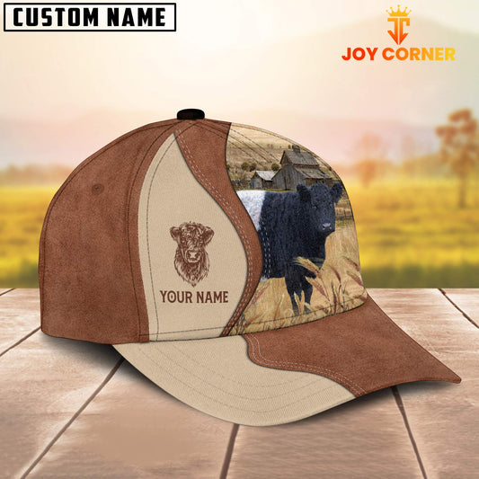 Uni Belted Galloway Customized Name Choco Cap