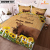 Uni Beefmaster Stay Humble And Kind Custom Name Bedding Set