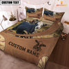 Uni Custom Name Black Baldy On Farm Bedding Set