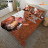 Uni Beefmaster Kisses Fix Everything Custom Name Bedding Set