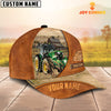 Uni Custom Name Tractor Leather Pattern Cap TT13