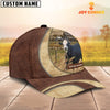 Uni Black Baldy Customized Name Farm Barn Cap