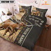 Uni Texas Longhorn Like Someone Left The Gate Open Customized Name 3D Bedding Set