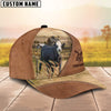 Uni Black Baldy Customized Name Brown Cap