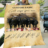 God Says You Are - Uni Personalized Name Brangus Blanket