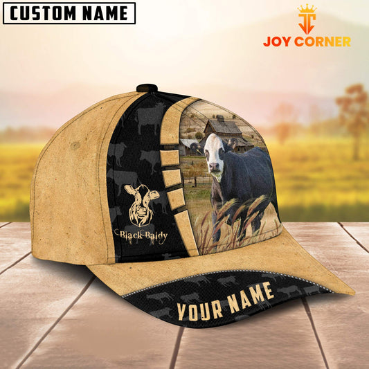 Uni Custom Name Black Baldie Cattle 3D Cap TT