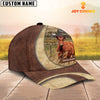 Uni Red Angus Customized Name Farm Barn Cap