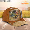 Uni Chicken Customized Name Brown Cap