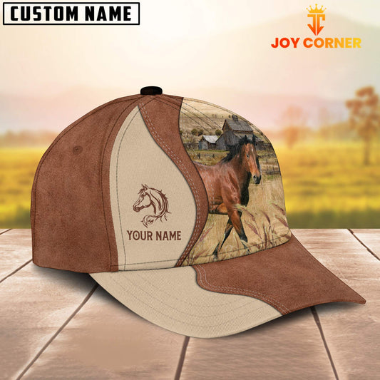 Uni Horse Customized Name Choco Cap