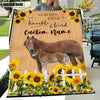 Uni Horse Custom Name - Always Stay Humble and Kind Blanket