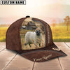 Uni Valais Blacknose Customized Name Leather Pattern Cap