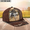 Uni Speckled Park Customized Name Leather Pattern Cap