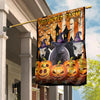 Uni Belted Galloway Cattle Haunted Farm Halloween Flag