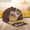 Uni Texas Longhorn On The Farm Customized Name 3D Brown Cap