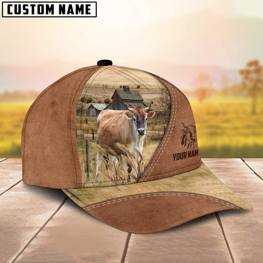 Uni Brown Swiss Customized Name Brown Cap