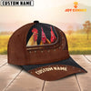 Uni Rooster Happiness Zipper Pattern Customized Name Cap