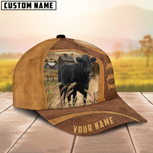 Uni Black Angus On The Farm Custom Name Cap