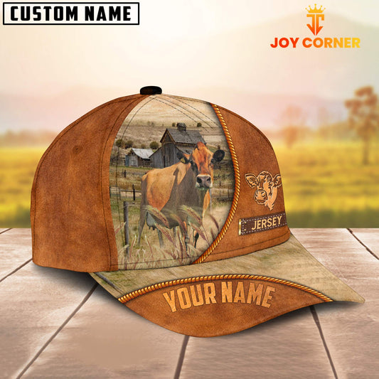 Uni Custom Name Jersey Leather Pattern Cap TT9