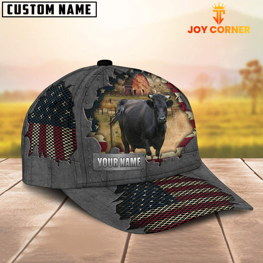 Uni Dexter Customized Name US Flag Net Cap