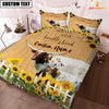 Uni Texas Longhorn Stay Humble And Kind Custom Name Bedding Set