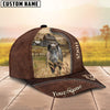 Uni Hogs Customized Name Leather Pattern Cap