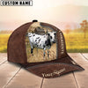 Uni Corriente Customized Name Leather Pattern Cap