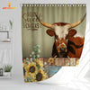 Uni Texas Longhorn Hello Sweet Cheeks 3D Shower Curtain