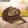 Uni Miniature Highland On The Farm Customized Name Leather Pattern Cap