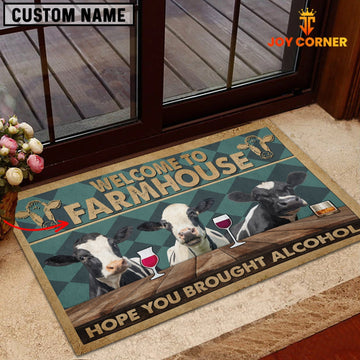 Uni Holstein Hope You Bought Alcohol Custom Name Doormat