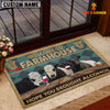 Uni Belted Galloway Hope You Bought Alcohol Custom Name Doormat