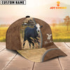 Uni Personalized Name Black Baldy Farming Cap