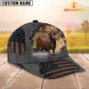 Uni Beefmaster Customized Name US Flag Net Cap