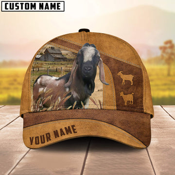 Uni Nubian Goats On The Farm Custom Name Retro Cap