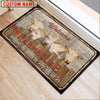 Uni Charolais Custom Name - Home To Where The Herd Is FarmHouse Doormat