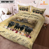 Uni Dexter God Says You Are Custom Name Bedding Set