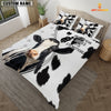 Uni Holstein Kisses Fix Everything Custom Name Bedding Set